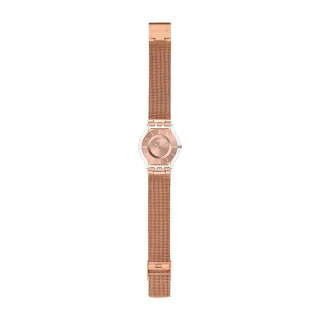 【SWATCH】SKIN超薄系列手錶HELLO DARLING招呼 男錶 女錶 瑞士錶 金屬錶 錶(34mm)