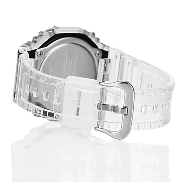 【CASIO 卡西歐】G-SHOCK 農家橡樹 透明特別版 八角電子錶 畢業禮物(GA-2100SKE-7A)
