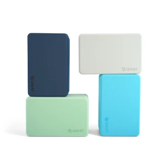 【QMAT】加厚瑜珈磚-9色 台灣製(單色系 瑜珈輔具 Yoga Blocks)
