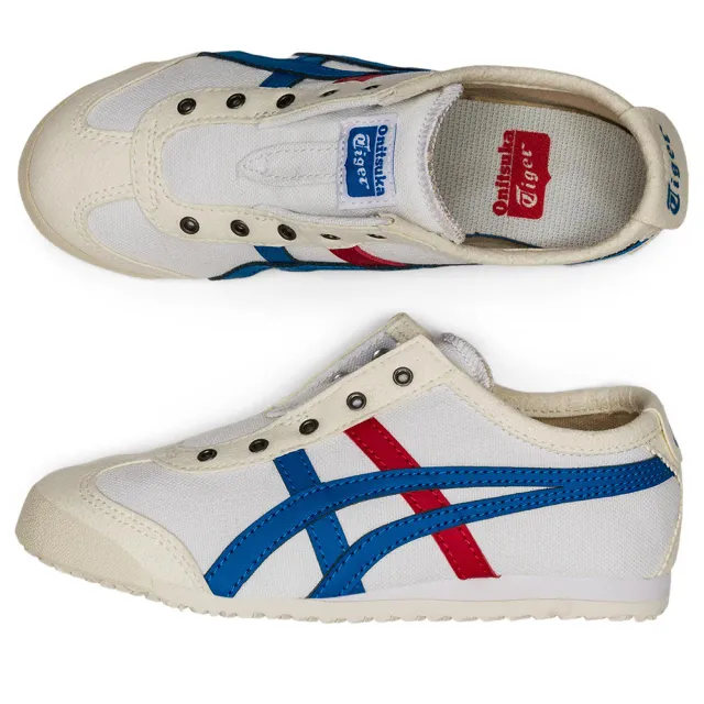 【Onitsuka Tiger】Onitsuka Tiger鬼塚虎-MEXICO 66 SLIP-ON KIDS 休閒鞋 1184A085-100(1184A085-100)