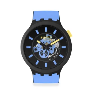 【SWATCH】BIG BOLD系列手錶 BIOCERAMICTRAVEL BY DAY出遊 男錶 女錶 瑞士錶 錶(47mm)