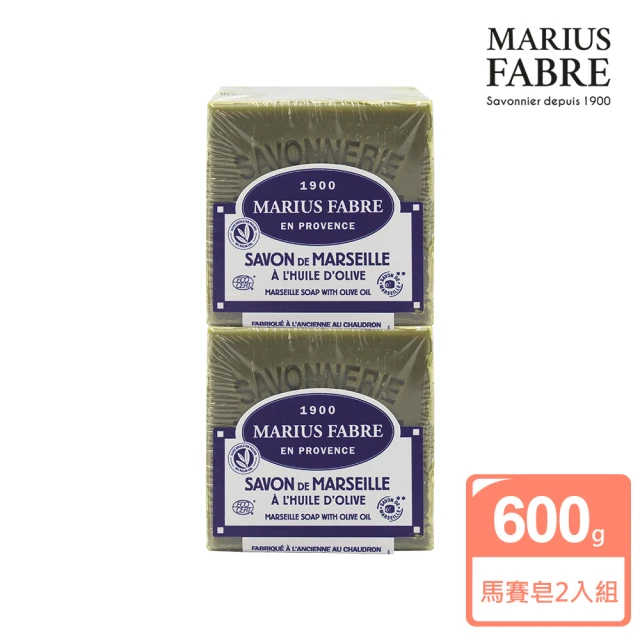 【MARIUS FABRE 法鉑】橄欖油經典馬賽皂(600gx2入組)