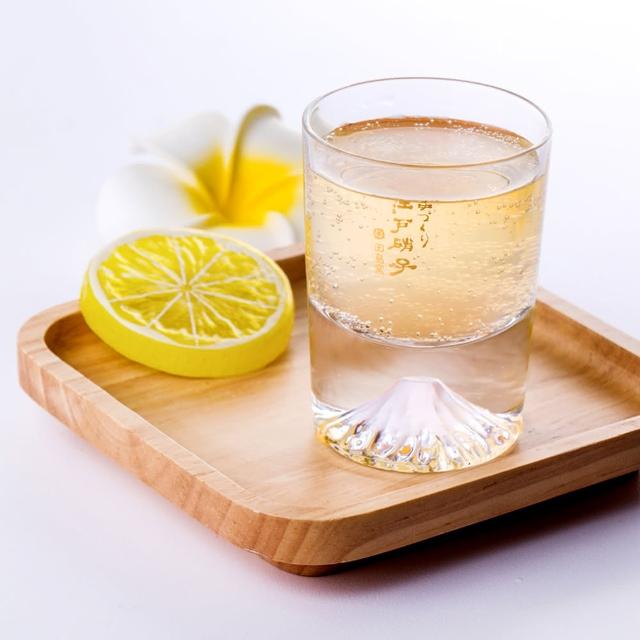 【田島硝子】日本手工吹製富士山杯 經典冷酒杯 酒杯 隨飲料變色 玻璃杯(TG20-015-CS)