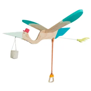 【eguchitoys】飛鳥 - 送子鳥(木質家飾 兒童禮物 禮盒)