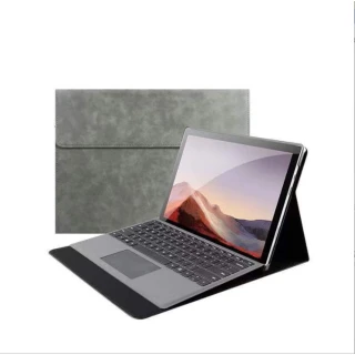 【HH】Microsoft Surface GO 3 -10.5吋-全包覆防摔平板皮套系列-太空灰(HPC-MSLCMSGO3-TG)