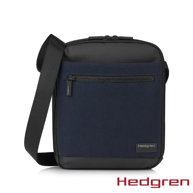 【Hedgren】NEXT商務系列 RFID防盜 10吋平板 側背方包(深藍)