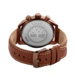 【Timberland】美式潮流兩地時間皮帶腕錶46mm(TDWGF2100604)