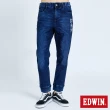 【EDWIN】男裝 JERSEYS 迦績EJ6保溫款柔感內刷毛中低腰縮口牛仔褲(酵洗藍)
