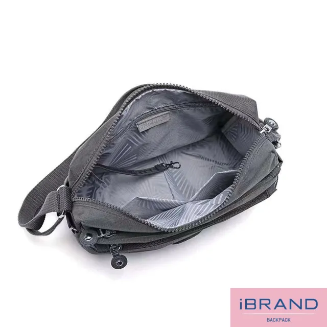 【iBrand】雙11 輕盈防潑水多收納斜側背包(防水包 多色任選)
