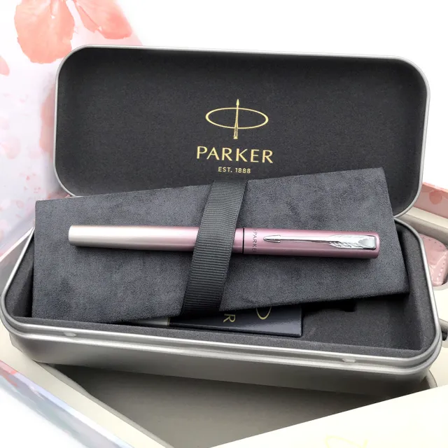【PARKER】派克 新Vector威雅XL 2022限量櫻花粉鋼筆卡水皮套禮盒組