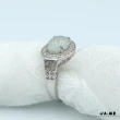 【JA-ME】天然A貨翡翠冰種白翡戒指