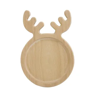 【HOLA】麋鹿造型櫸木盤