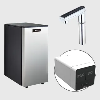 【德克生活】K800雙溫冷熱觸控式廚下型飲水機(搭配RO 600G反滲透直輸淨水機)