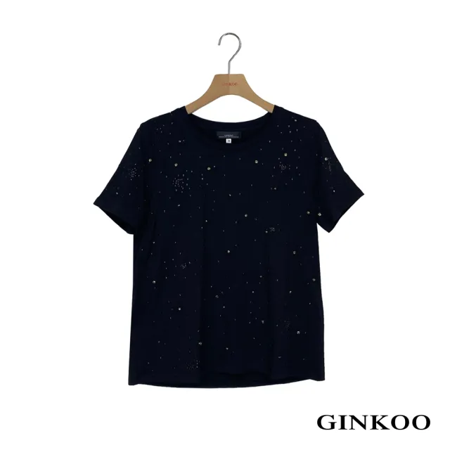 【GINKOO 俊克】銀合點點星T-shirt