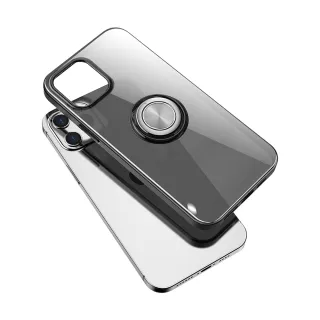 iPhone13ProMax 6.7吋 手機殼TPU透明指環支架手機保護殼(13ProMax保護殼 13ProMax手機殼)