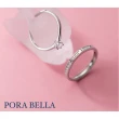 【Porabella】925純銀鋯石對戒-永恆之愛  情侶對戒 ring