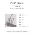【Porabella】925純銀輕奢華風格鋯石耳環 earrings