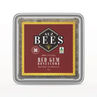 【Auz bees澳蜜工坊】赤桉蜂巢蜜TA30-300gX1盒