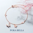 【Porabella】925幸運純銀手鏈 蝴蝶手鏈 Bracelet