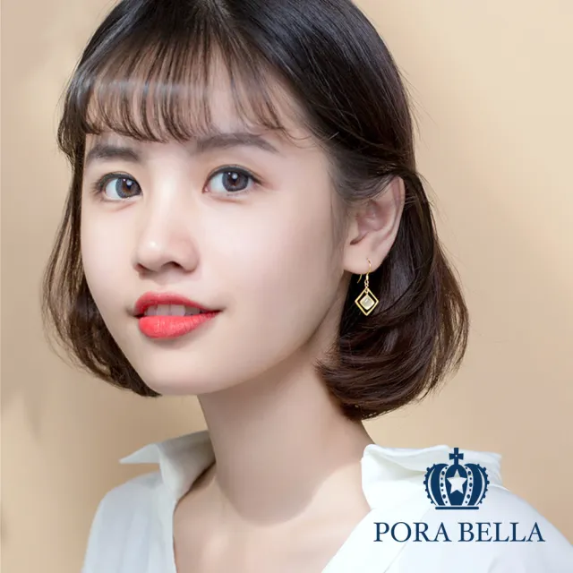 【Porabella】925純銀簡約幾何耳環  earrings