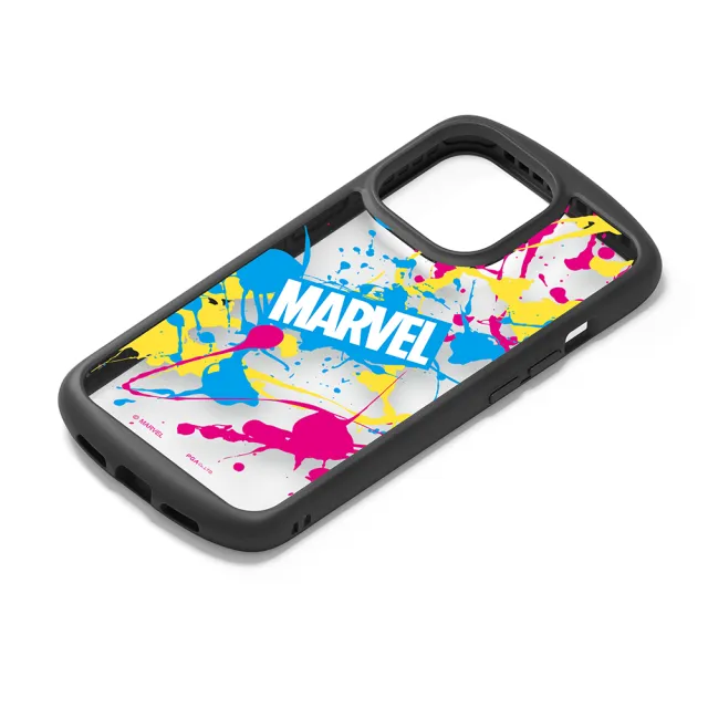 【iJacket】iPhone 13/13 Pro/13 Mini/13 Pro Max Marvel軍規9H玻璃手機殼(漫威Logo)