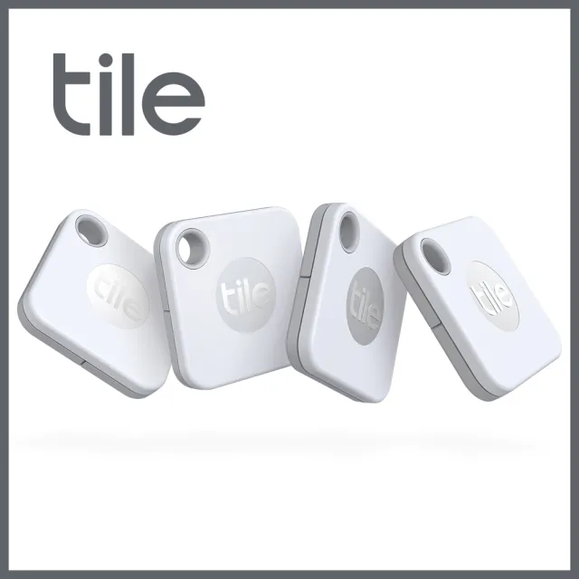 Tile】防丟小幫手/定位防丟器/定位防丟器- Mate 3.0 可換電池白4PK