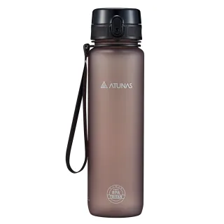 【ATUNAS 歐都納】戶外玩咖Tritan彈蓋式運動瓶1000ML(A1KTBB05N橡木灰/環保/水壺/無毒/登山/健行/露營)