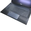 【Ezstick】MSI 微星 WS66 10TL 10TM 10TK 黑色卡夢紋機身貼(含上蓋貼、鍵盤週圍貼、底部貼 共三張)