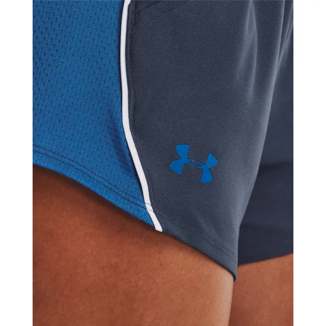 【UNDER ARMOUR】UA 女 PLAY UP 運動短褲 _1369866-496(藍)