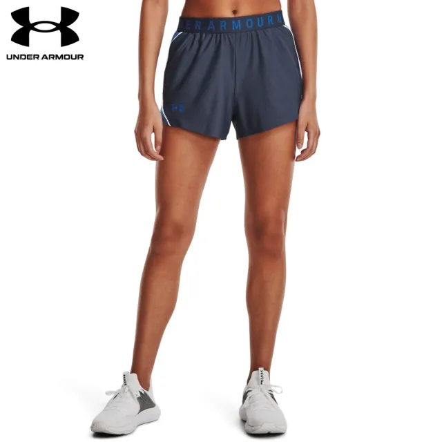 【UNDER ARMOUR】UA 女 PLAY UP 運動短褲 _1369866-496(藍)