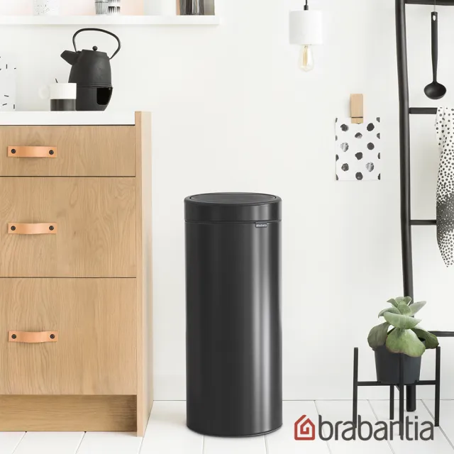 【Brabantia】TOUCH BIN 環保垃圾桶(30L 尊爵黑)