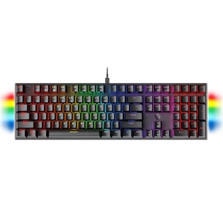 【FANTECH】MAXFIT108 RGB機械式鍵盤(黑色英文版)
