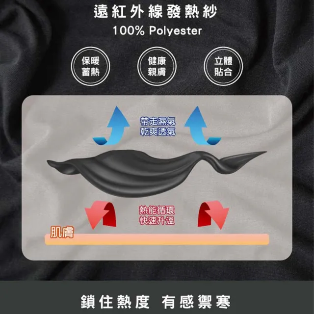 MIT台灣製 石墨烯遠紅外線發熱衣(男女款)