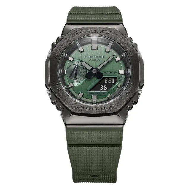 【CASIO 卡西歐】八角金屬原創經典G-SHOCK系列(GM-2100B-3A)