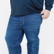 【MAXON 馬森大尺碼】台灣製/中藍輕刷標準版彈性直筒褲38~46腰(87929-56)