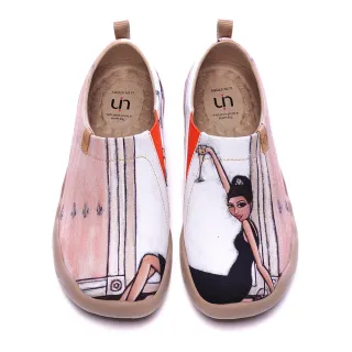 【uin】西班牙原創設計 女鞋 法都魅族彩繪休閒鞋W0101011(彩繪)