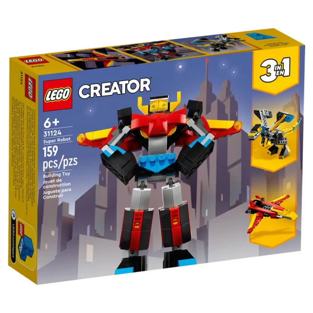 【LEGO 樂高】LT31124 創意大師三合一系列 - 超級機器人(基本顆粒)