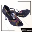 【D.Passion x 美佳莉舞鞋】11029S 黑花布 3吋(拉丁鞋)
