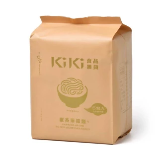 【KiKi食品雜貨】椒香麻醬拌麵(115gx5包/袋)