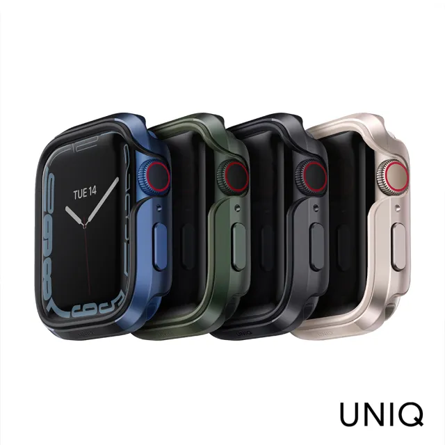 【UNIQ】Apple Watch 44/45mm 9/8/7/6/SE/5/4 Valencia 輕薄鋁合金防撞保護殼