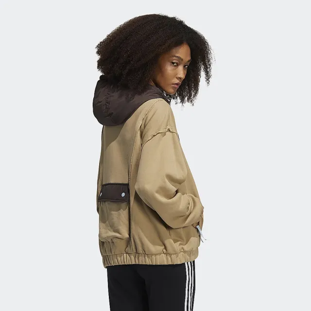 【adidas 愛迪達】運動上衣 長袖上衣 連帽上衣 帽T 女 CO Hoody 2(HC0314)