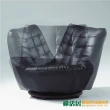 【綠活居】威康   時尚透氣皮革可旋轉和室椅(二色可選)