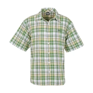 【Litume】R125 男款抗UV短袖休閒輕薄格子 襯衫(輕薄抗UV抗紫外線吸濕排汗防曬透氣襯衫)