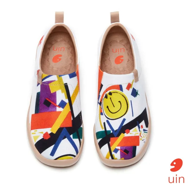 【uin】西班牙原創設計 男鞋 邂逅彩繪休閒鞋M1010010(彩繪)