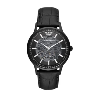 【EMPORIO ARMANI】復古時尚經典手錶 禮物(AR60042)
