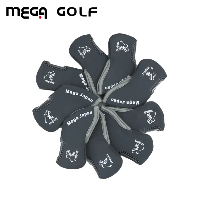 【MEGA GOLF】3D透明視窗鐵桿套 四色可選(推桿套 鐵桿帽套 加厚桿套)