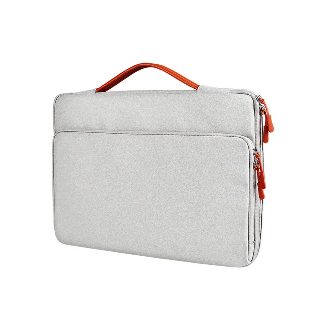 【OMG】MacBook手提電腦包 商務簡約風筆電包 公事包 內膽包(行李箱拉桿帶設計)