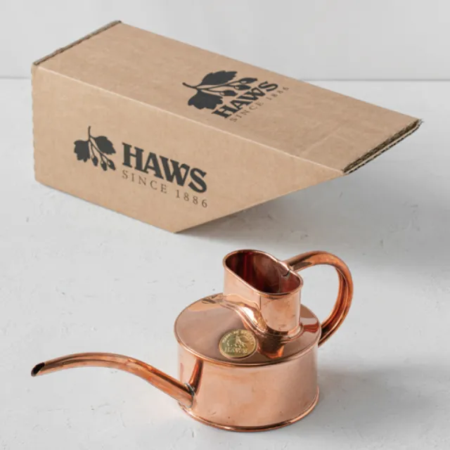 【CNFlower 西恩】HAWS 室內澆水壺0.5L 紅銅(送禮/園藝/園藝工具/綠手指)