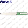 【Pelikan】百利金 K605 限量綠白條紋 鉑金夾 原子筆(送原廠手提袋)
