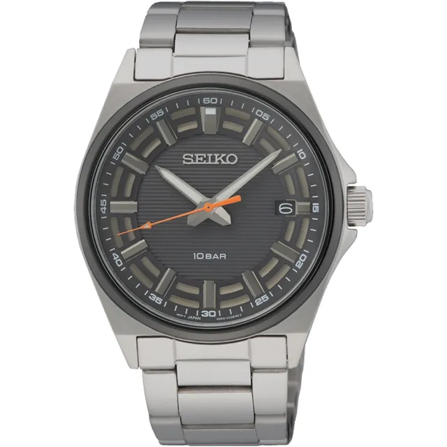 【SEIKO 精工】CS 三針不鏽鋼錶40mm(6N52-00G0N/SUR507P1)